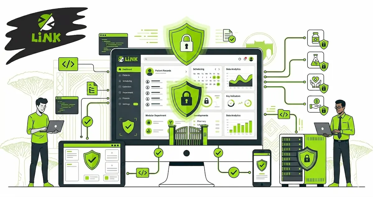برمجة وتطوير نظام إدارة مستشفيات وعيادات طبية متكامل ومحمي لتنظيم الرعاية الصحية في اليمن | وكالة لينك
